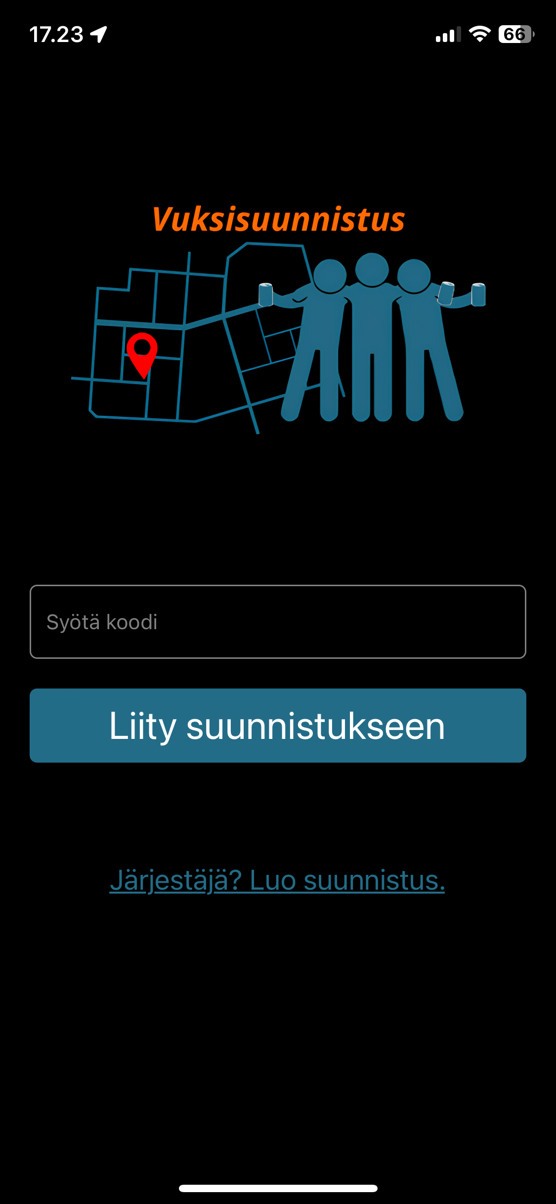 Vuksisuunnistus app image