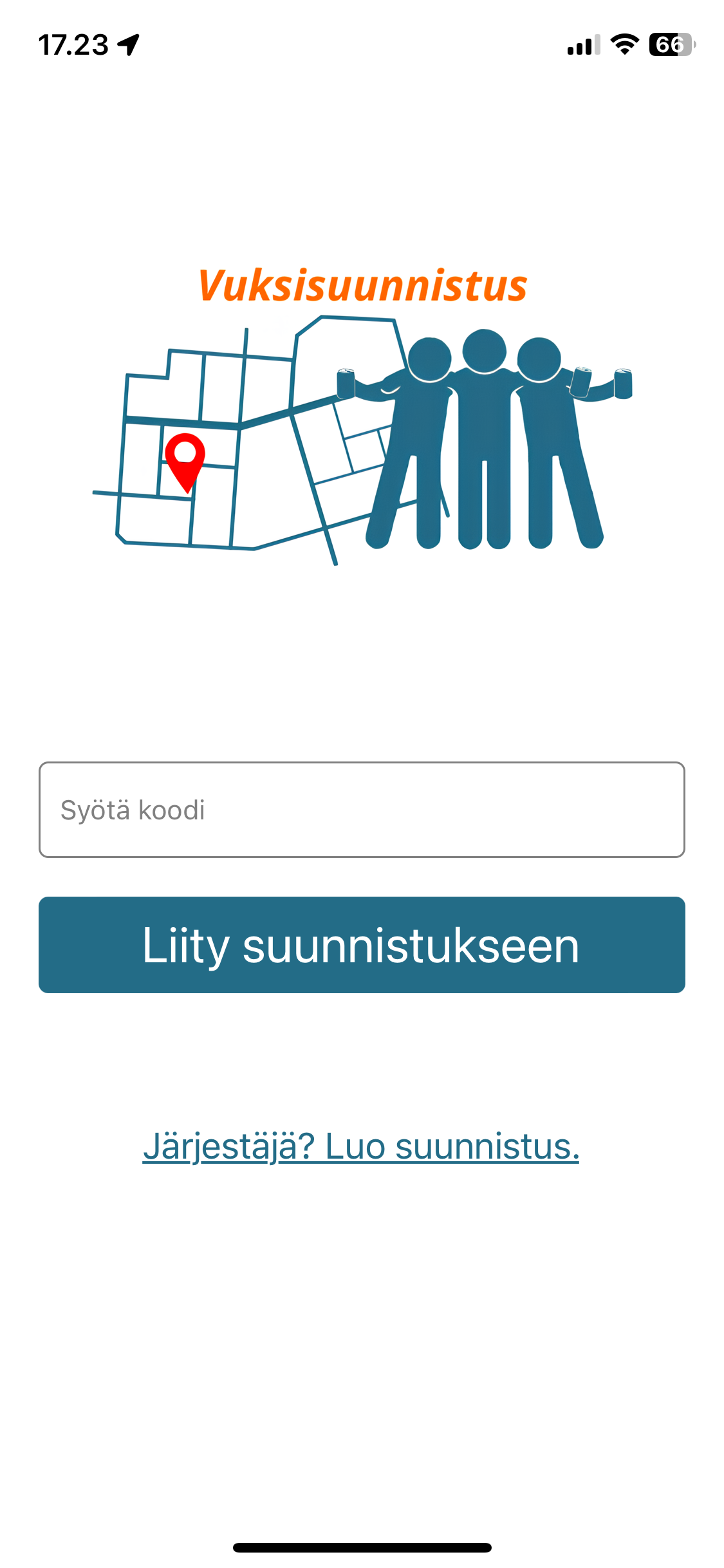 Vuksisuunnistus app image